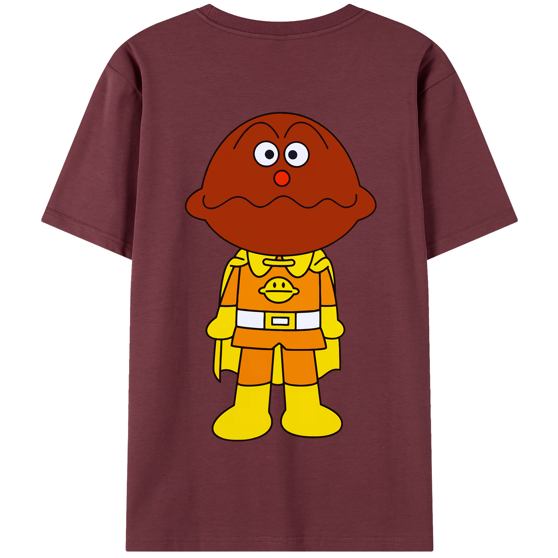 （画像用） アンパンマン Anpanman 綿100％半袖Tシャツ（背面プリント）